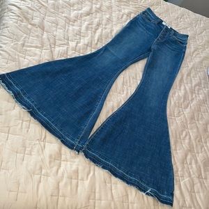 Super Flare Free People Jeans.